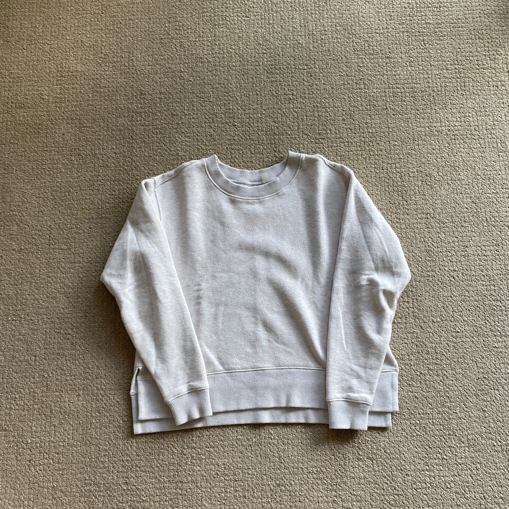 SOLD‼️ Zella oatmeal colored crew neck